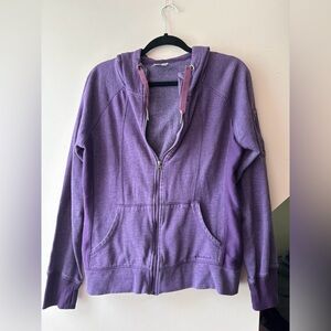 Head Brand Purple Zip Up Hoodie Hooded Jacket